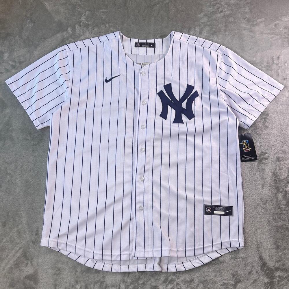 Nike Derek Jeter 2 New York Yankees Pinstripe MLB Jersey Men’s XL